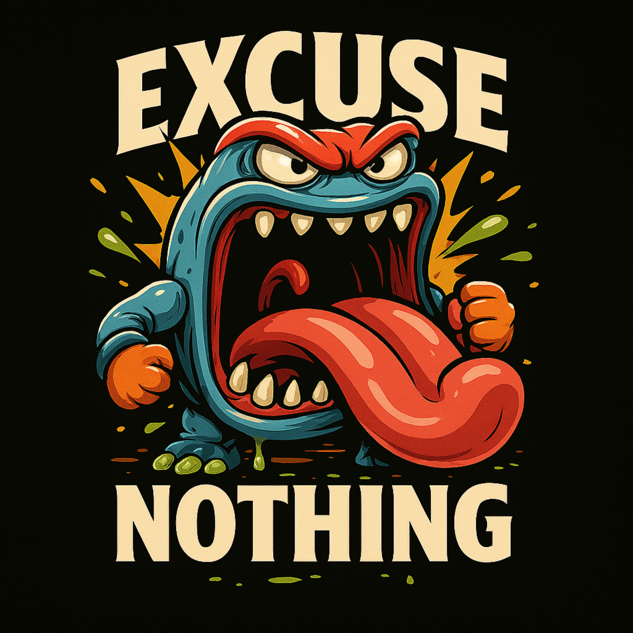 Excuse Nothing shirt design